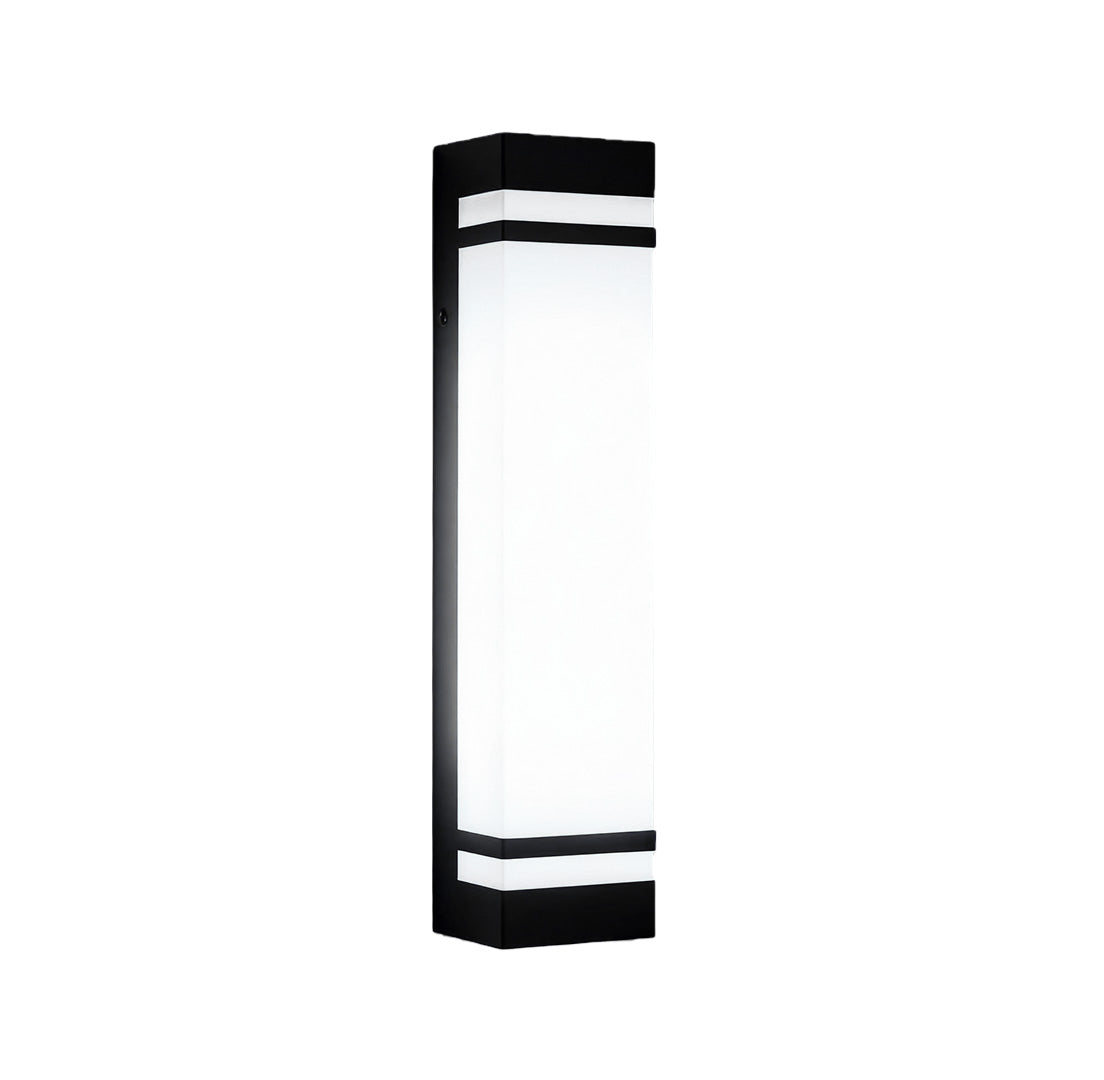 Modern Rectangular LED Outdoor Wall Sconce in Stainless Steel