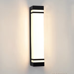 Modern IP65 Waterproof LED Outdoor Wall Sconce in Matte Black