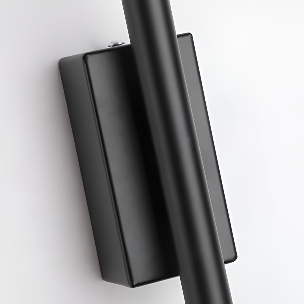 Modern Vertical LED Wall Sconce in Gold or Black