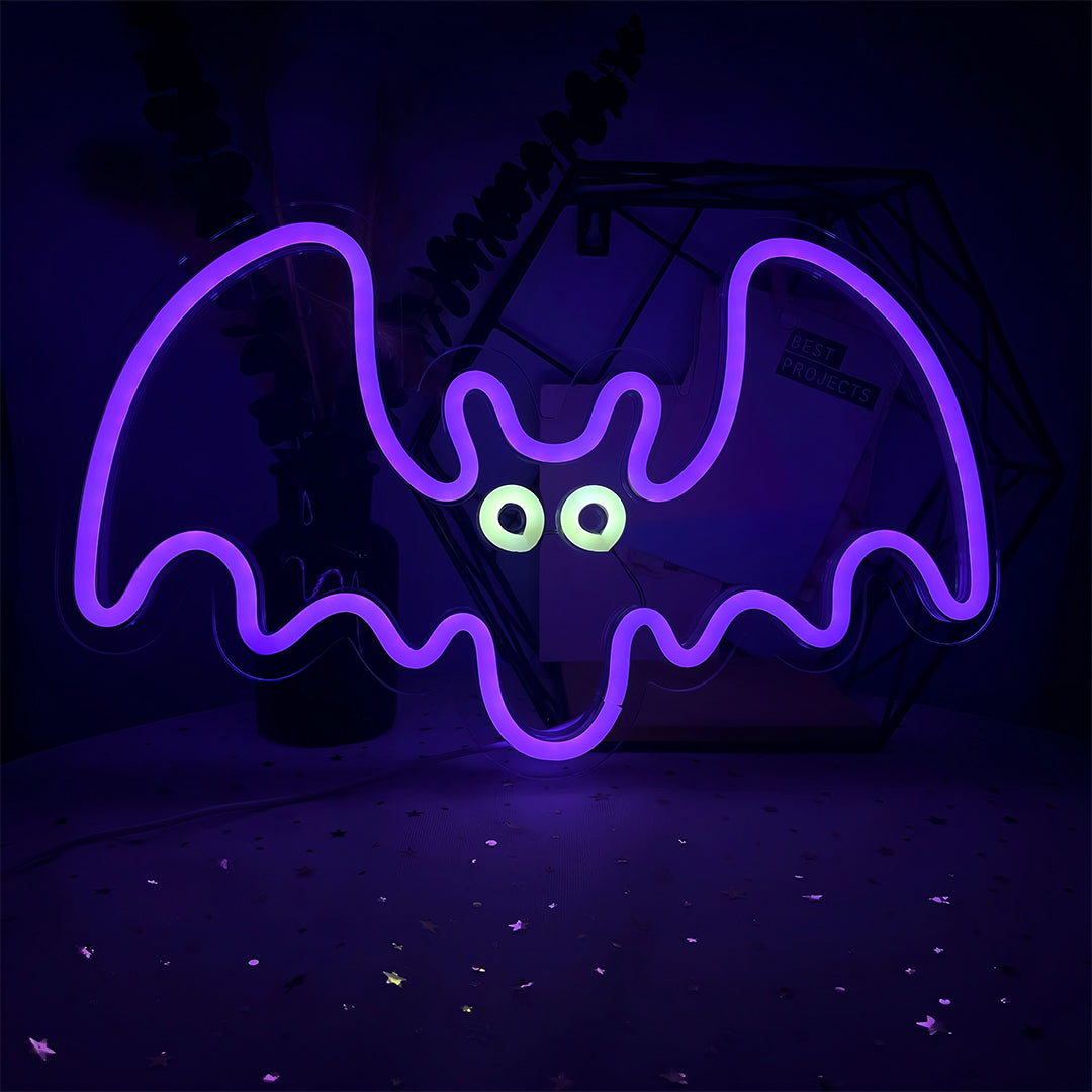 Designer Neon Accent Lamp with USB Power for Festive Interiors