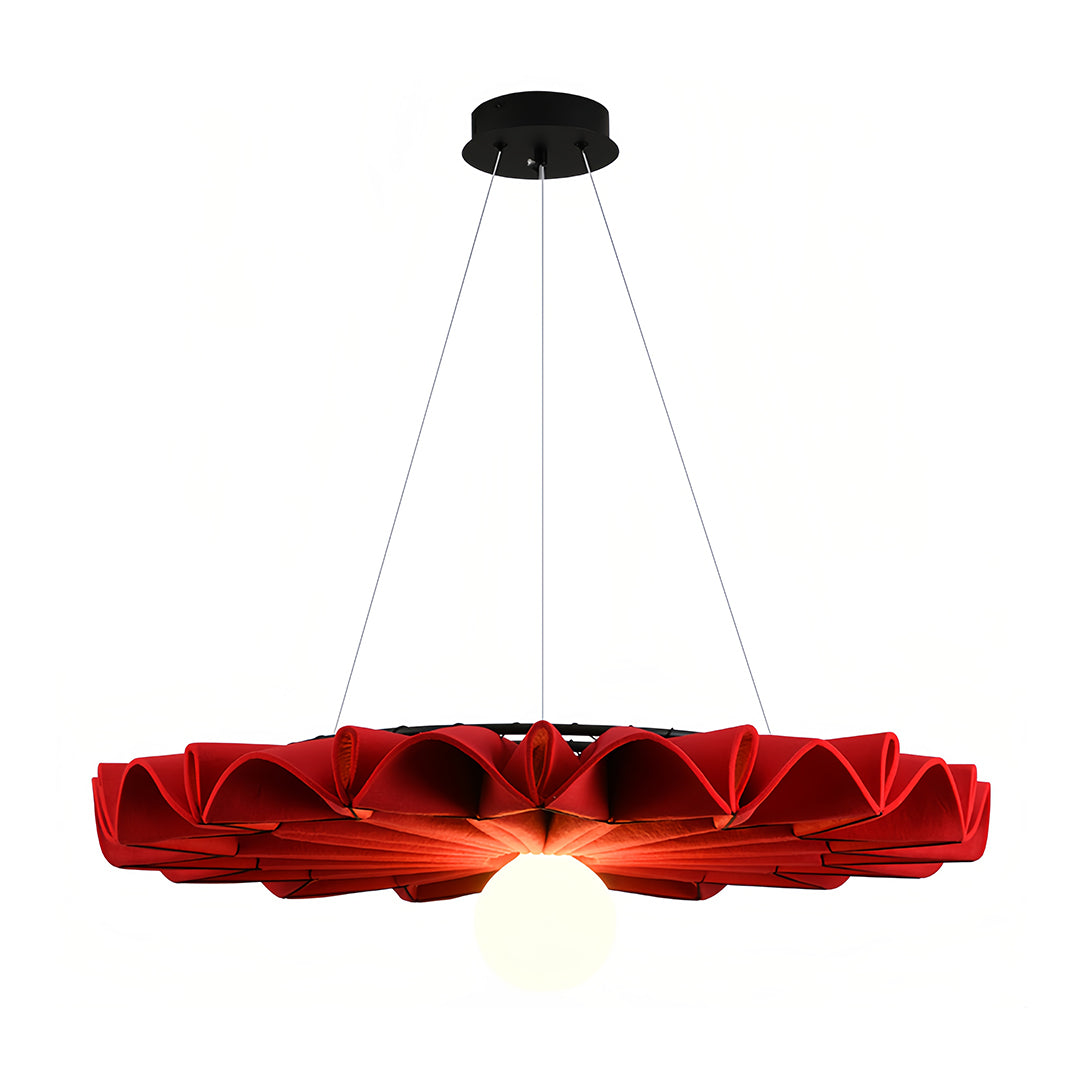 Acoustic Felt Chandelier with Adjustable Drop for Modern Interiors