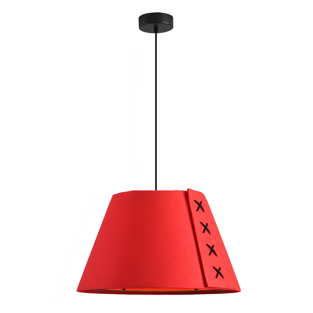Blue Felt Pendant Light with Acoustic Design for Modern Interiors