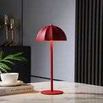 Mushroom Cordless Table Lamp with Dimmable LED, Iron & Acrylic