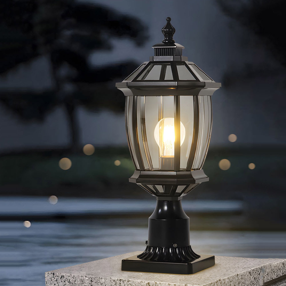 Architectural Solar Column Pillar Lights for Modern Outdoor Spaces