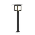 LED Post Lights with Rain Shield, Sand Gray Outdoor Landscape Lighting