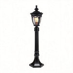 Aluminum Garden Path Bollard Light with Warm LED Glow
