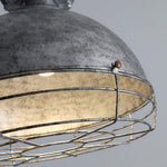 Industrial Heritage Pendant Light with Warm LED Glow