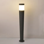 Vintage LED Aluminum Post Light with Dome Shade for Garden and Pathway