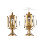 European Copper Pillar Lantern for Outdoor Architectural Lighting