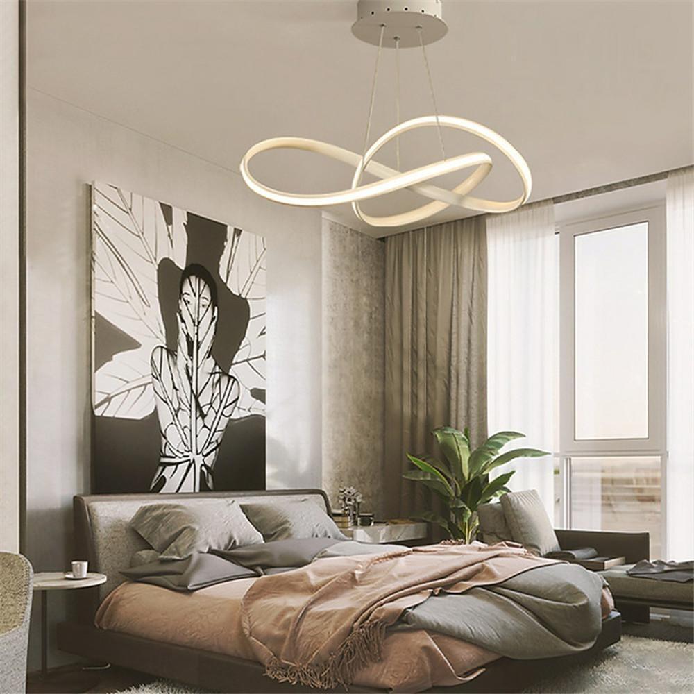 Mobius Ring Pendant 1 Light Cluster Led Ceiling Light