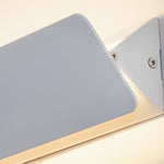 Modern White Aluminum LED Wall Sconce with 270° Adjustable Head