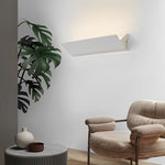 Modern White Aluminum LED Wall Sconce with 270° Adjustable Head