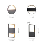 Modern Outdoor Wall Sconce with Integrated LED – Waterproof Architectural Lighting