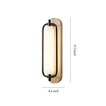 Nordic Minimalist Iron Wall Sconce with Acrylic Shade