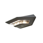 Modern Solar-Powered Motion Sensor Outdoor Wall Light in Gray