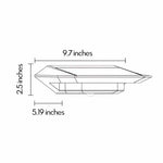 Modern Solar-Powered Motion Sensor Outdoor Wall Light in Gray