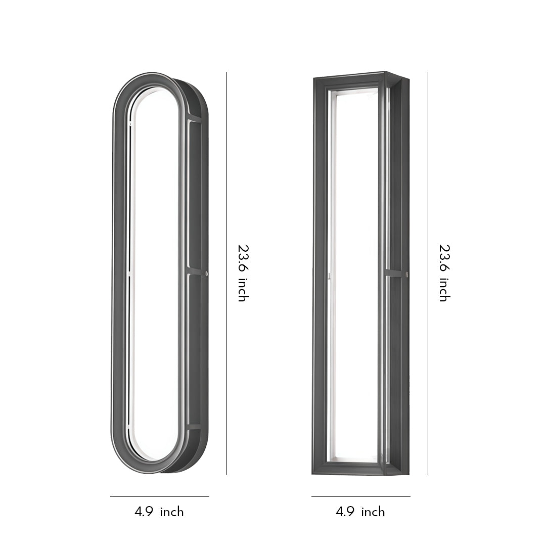 Aria Outdoor Linear LED Wall Light in Die-Cast Aluminum