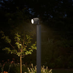 Minimalist LED Garden Bollard Light with Warm Glow