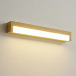Vintage Wood Grain LED Wall Sconce with Acrylic Diffuser