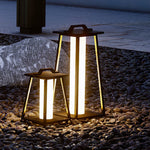 Japanese-Style Wrought Iron LED Landscape Lantern, IP65 Outdoor Garden Light