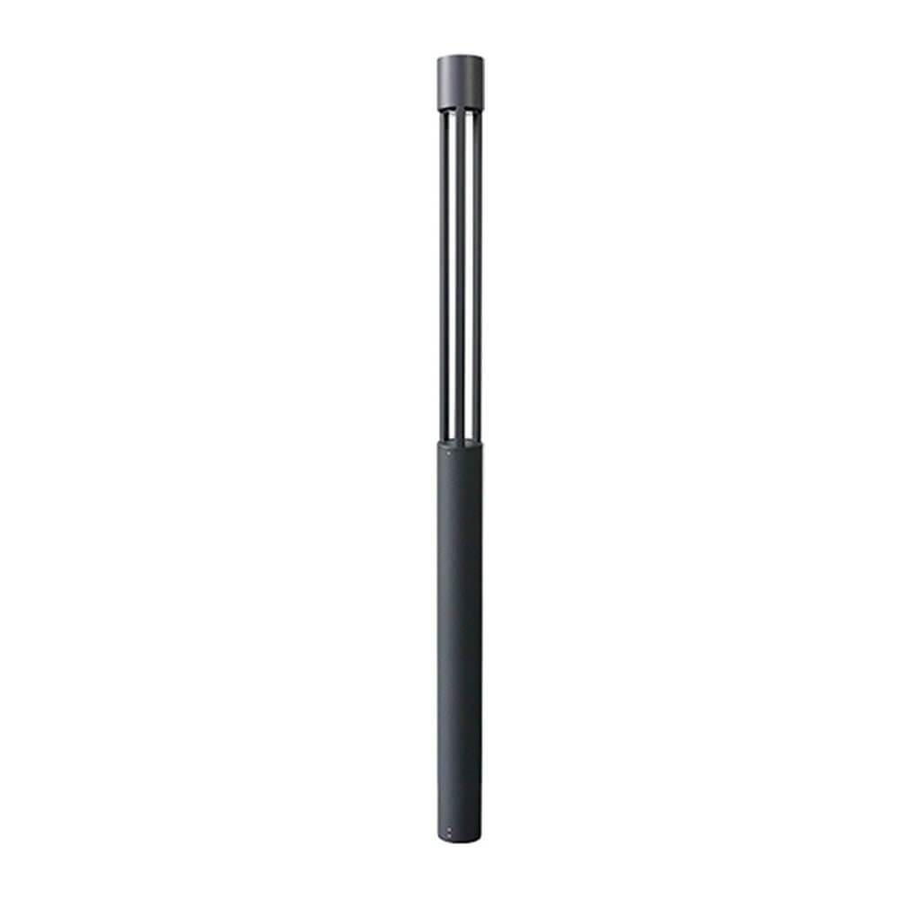 Modern Black LED Bollard Path Lights for Landscape and Walkway Illumination