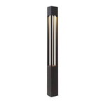 Modern Black LED Bollard Path Lights for Landscape and Walkway Illumination