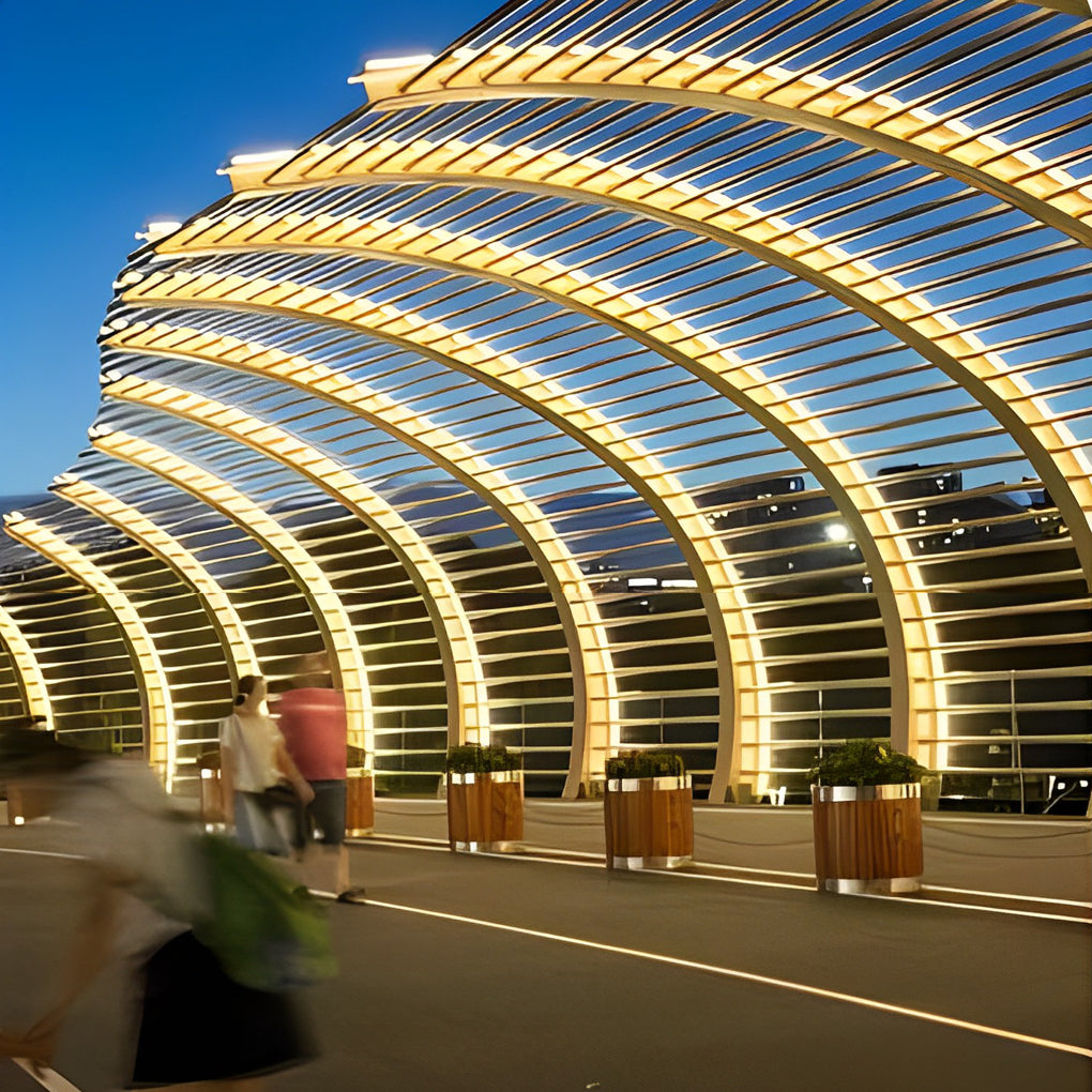 Solar LED Light Strips with Remote Control, IP66 Waterproof Flexible Outdoor Lighting