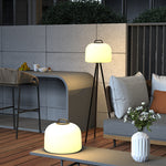 Lumina Outdoor Floor Lamp – Rechargeable LED Garden Light in Stainless Steel