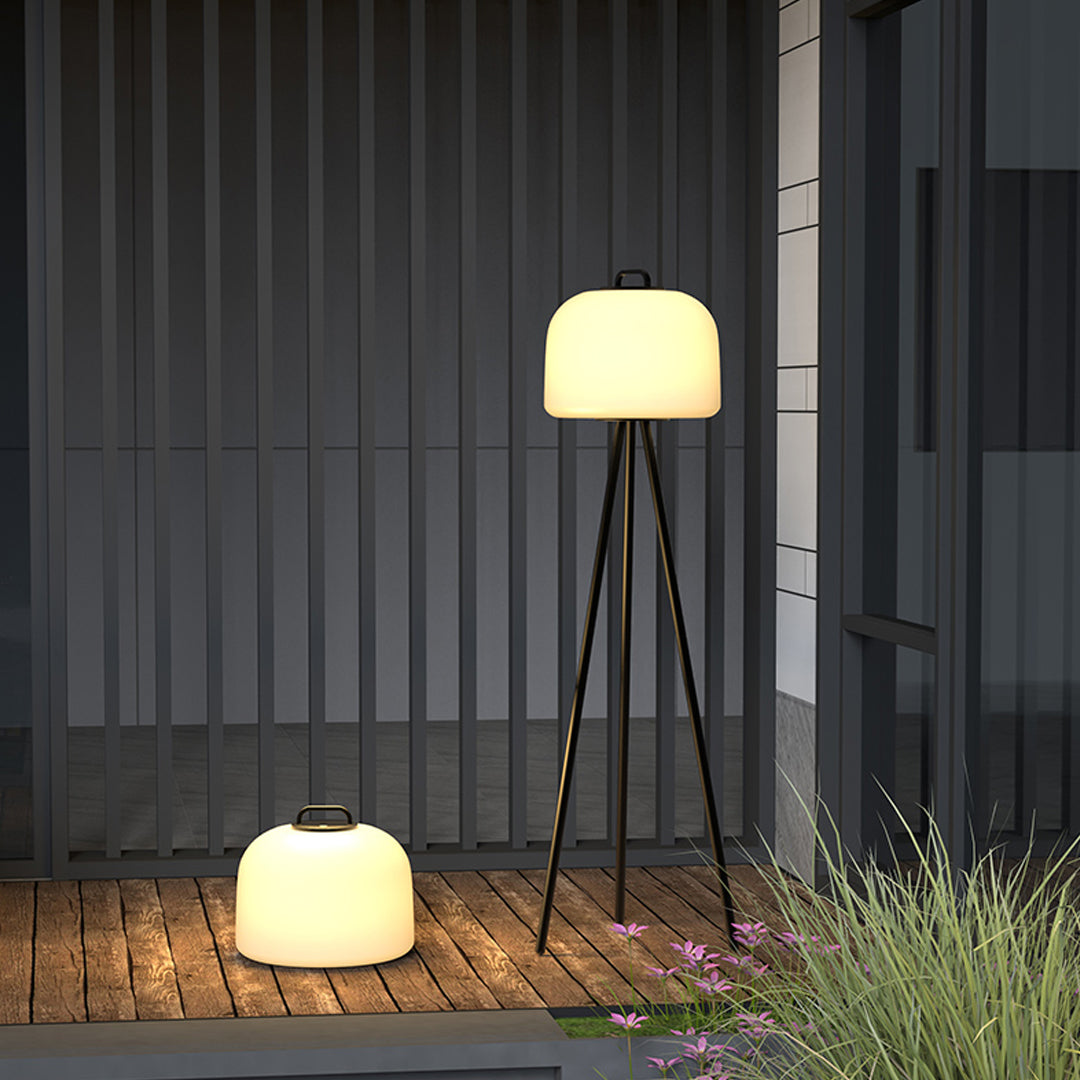 Lumina Outdoor Floor Lamp – Rechargeable LED Garden Light in Stainless Steel