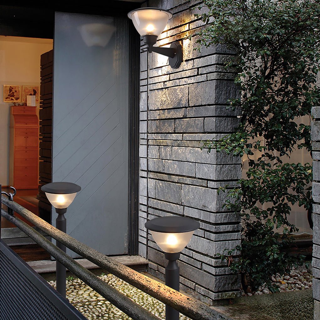 Modern Round & Square Outdoor Wall Lights, IP54 Waterproof Landscape Lighting