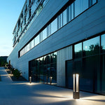Modern LED Bollard Light for Pathways & Gardens | Black Aluminum
