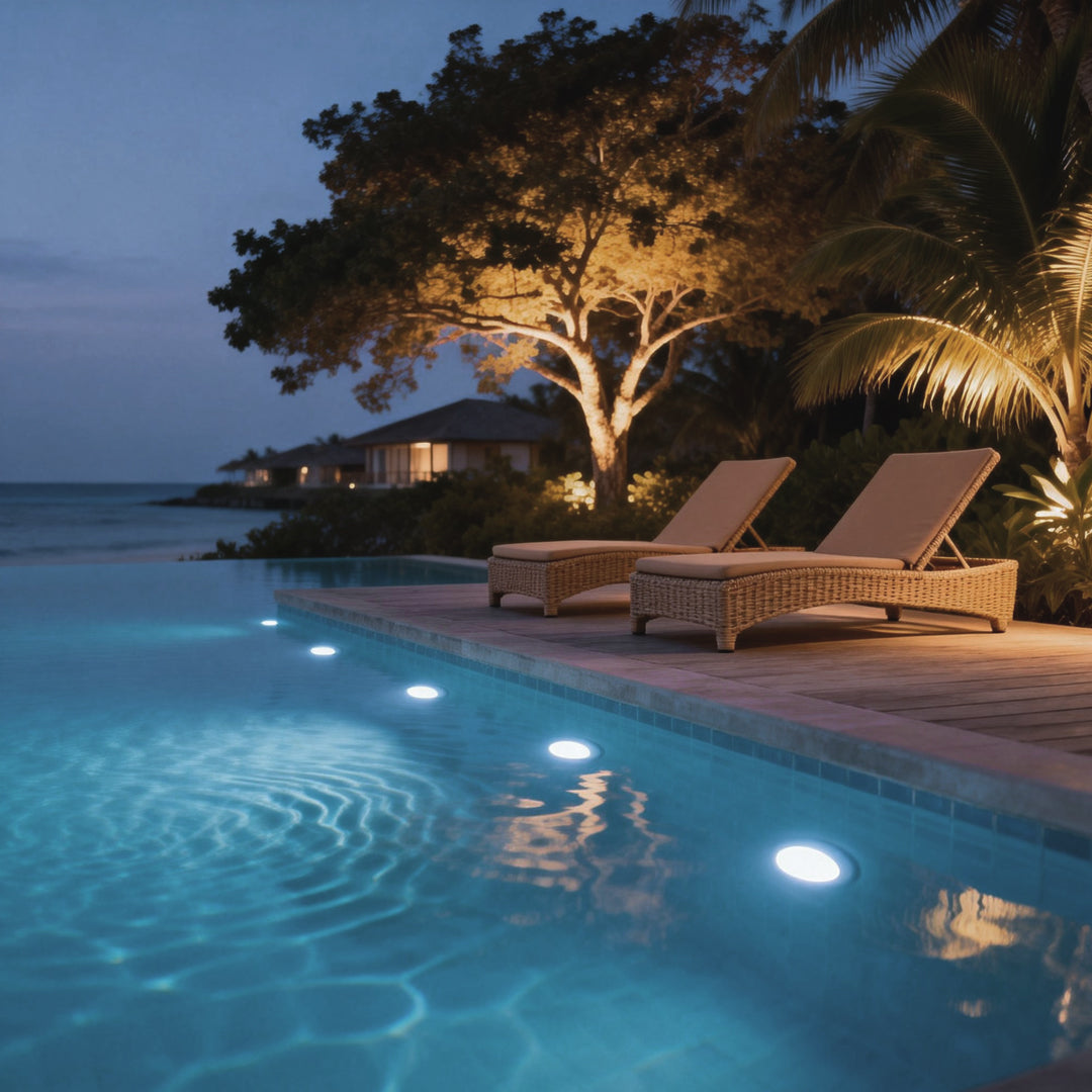 Aurora IP68 Stainless Steel Underwater Spotlights with Adjustable Beam