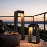 Minimalist Trapezoid Solar Bollard Lights for Modern Outdoor Spaces