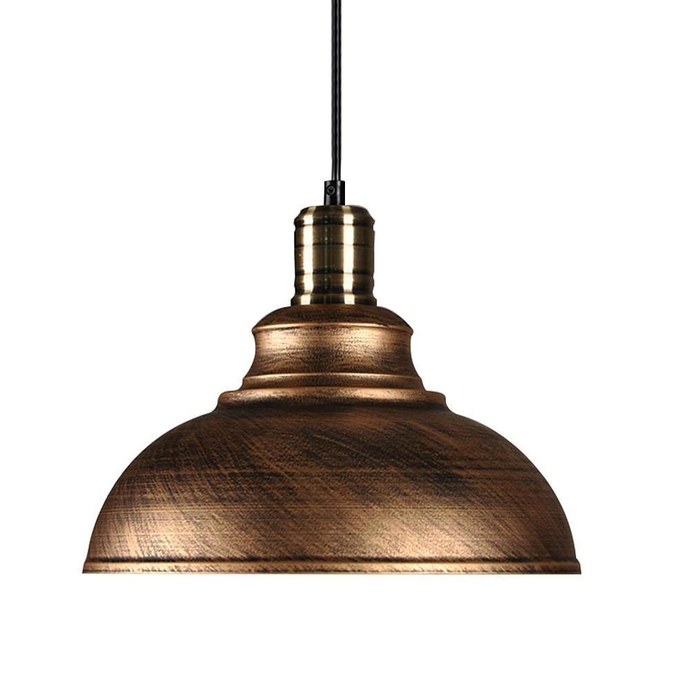 Semi Globe Metal LED Pendant Light with Adjustable Cord for Modern Interiors