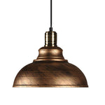 Semi Globe Metal LED Pendant Light with Adjustable Cord for Modern Interiors