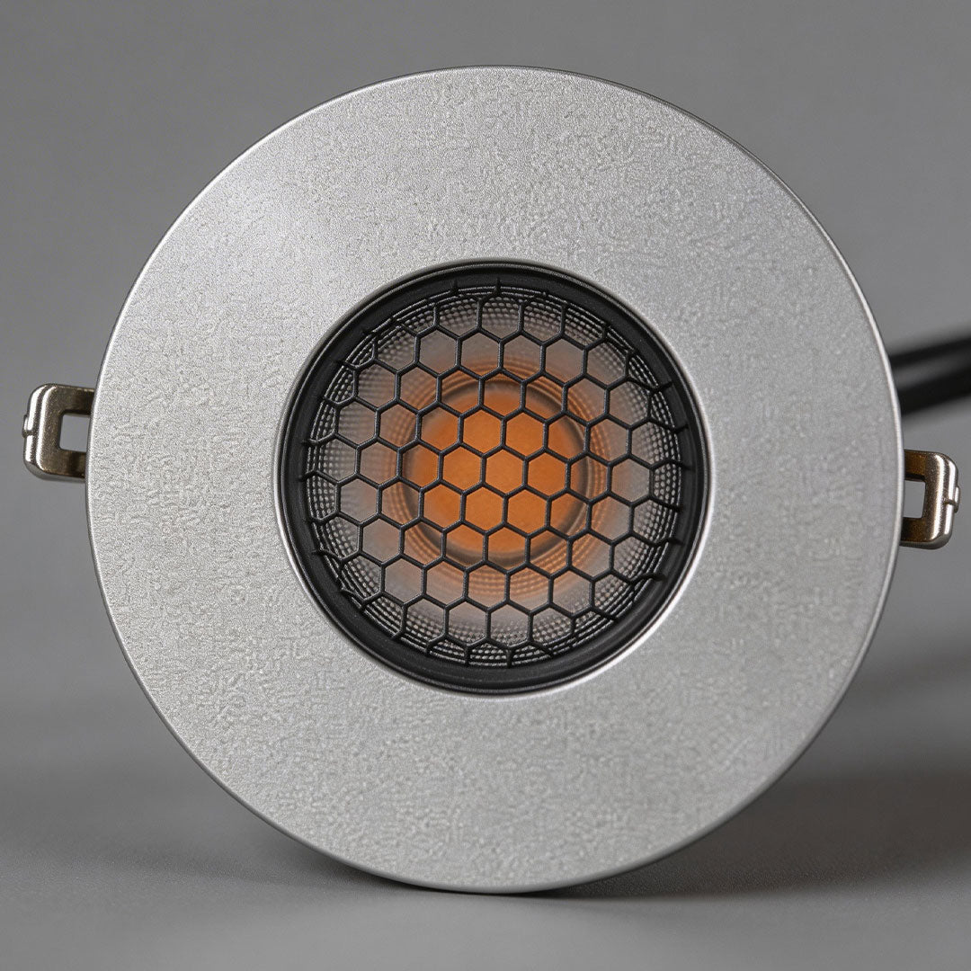 Honeycomb Anti-Glare LED Step Light – Flush Mount, IP67, Warm White 3000K