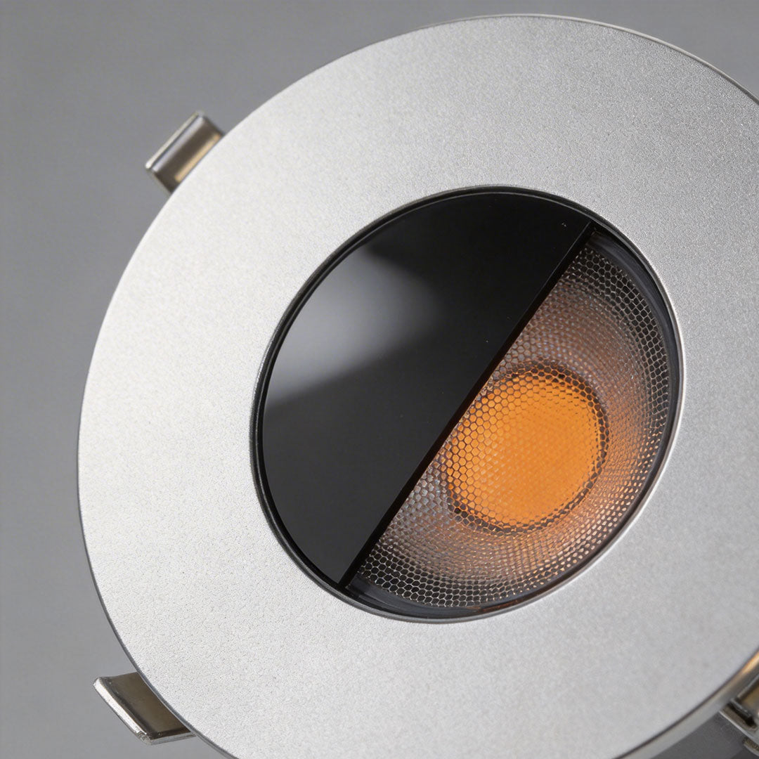Honeycomb Anti-Glare LED Step Light – Flush Mount, IP67, Warm White 3000K