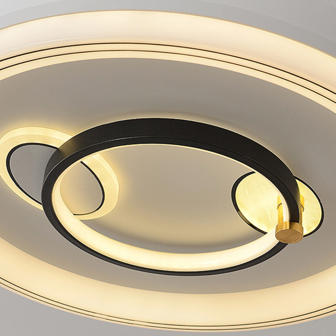 Aura Nordic Ceiling Fan with Integrated LED Light, White Minimalist Design