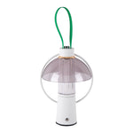 Lumina Circle Table Lamp in Iron and Acrylic, Dimmable LED