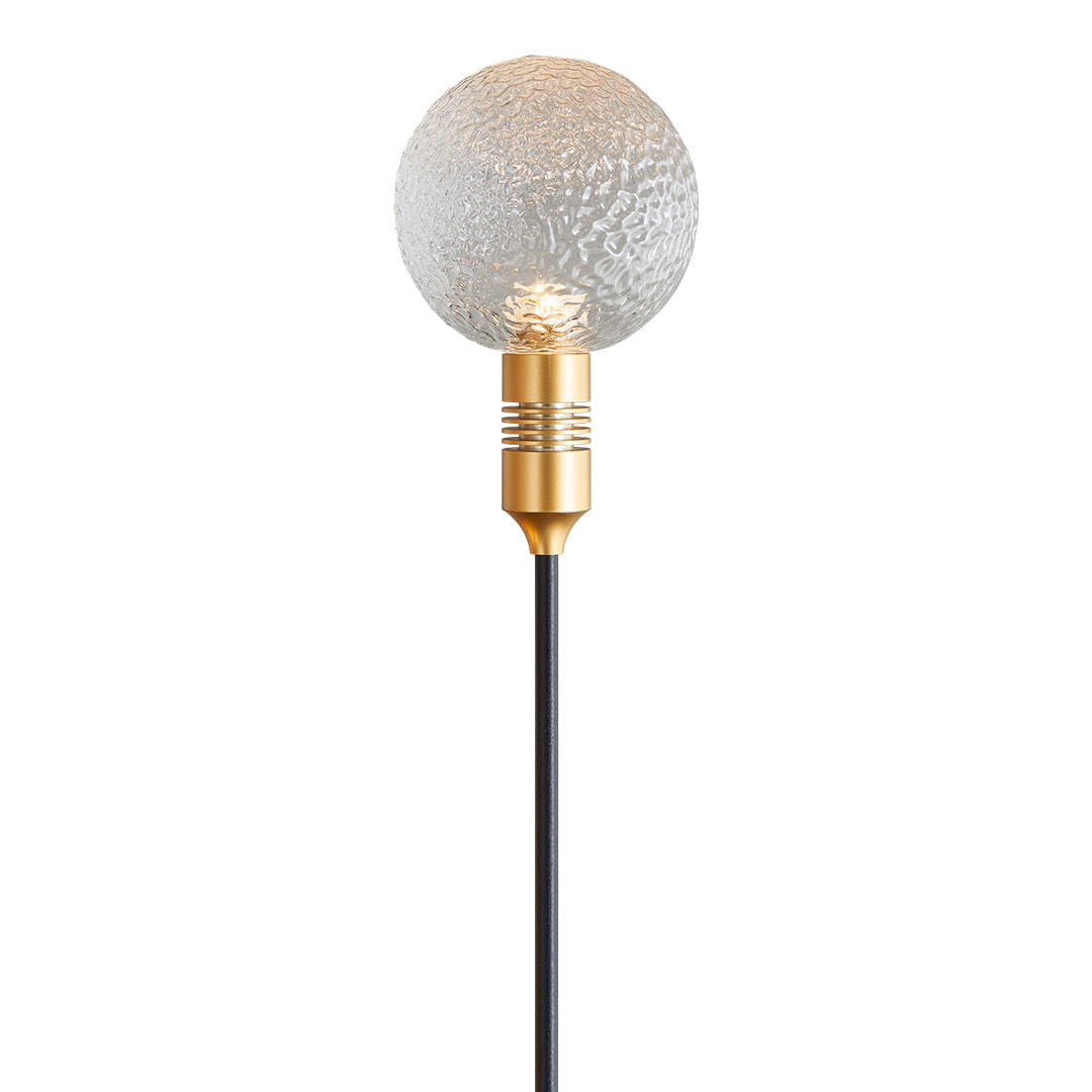 Reed Path Landscape Lighting with Glass Sphere Shade, Outdoor LED Garden Lamp