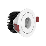 Hill-Shaped Recessed LED Spotlight with Full-Spectrum Light