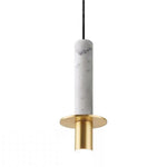 Cylindrical LED Pendant Light with Glass Shade for Modern Interiors