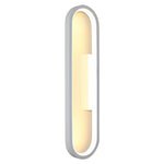 Modern Minimalist Oval LED Wall Sconce with Warm Ambient Glow