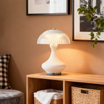 Minimalist Touch Rechargeable Table Lamp with Acrylic Shade