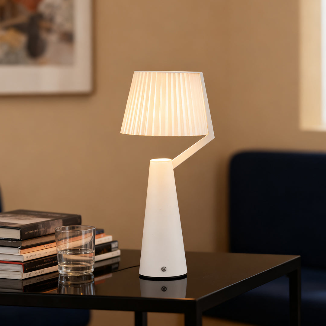 Nordic Minimalist Table Lamp with Dimmable LED Nightstand Light