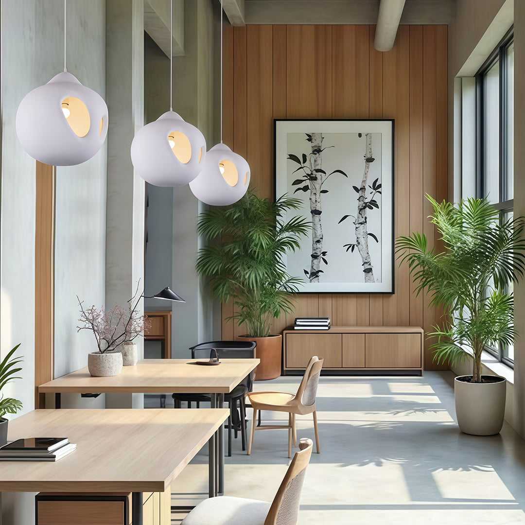 Wabi Sabi Nordic Pendant Light with Adjustable Chain