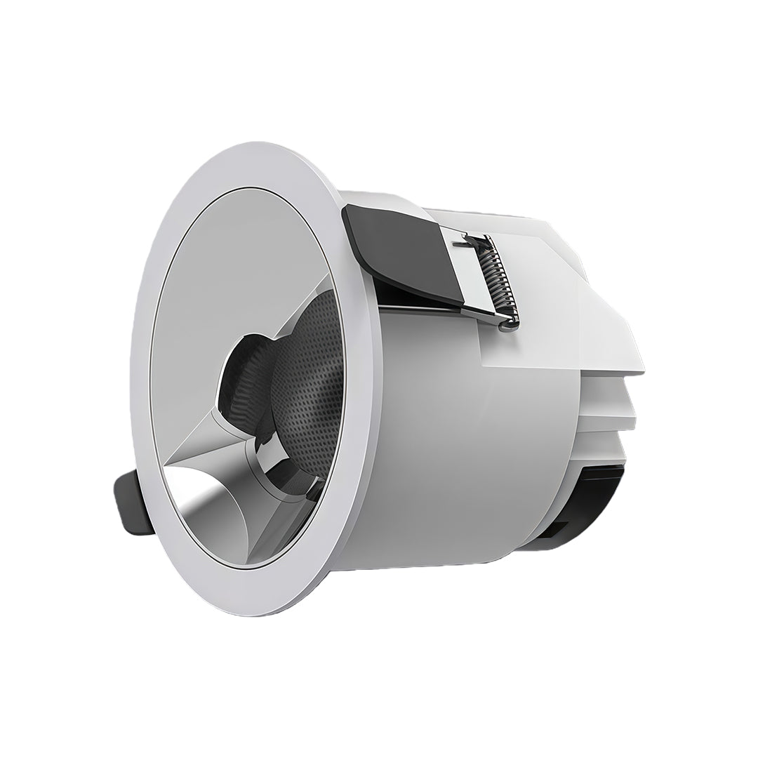 Polarized Recessed LED Spotlight with Anti-Glare Optical Design