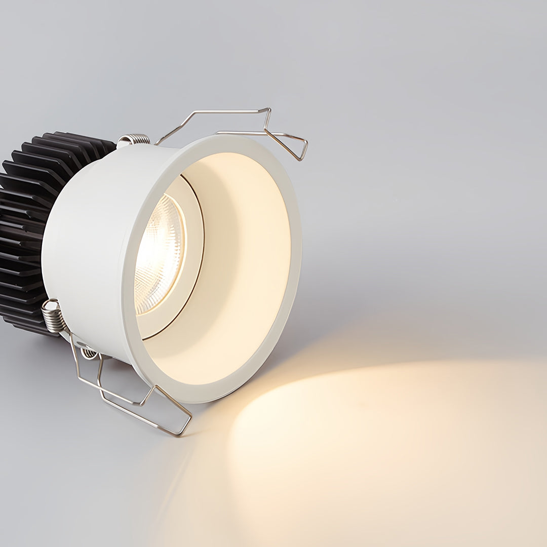 Recessed Adjustable Downlight with Anti-Glare LED, Modern Minimalist Ceiling Light