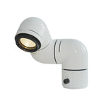 Modern Rotating Pipe Table Lamp with LED Warm Light