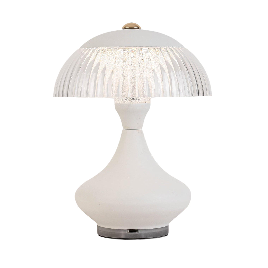 Minimalist Touch Rechargeable Table Lamp with Acrylic Shade
